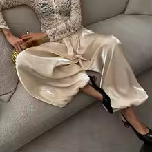 Pantalones bombachos holgados elegantes