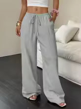 Pantalon pierna ancha