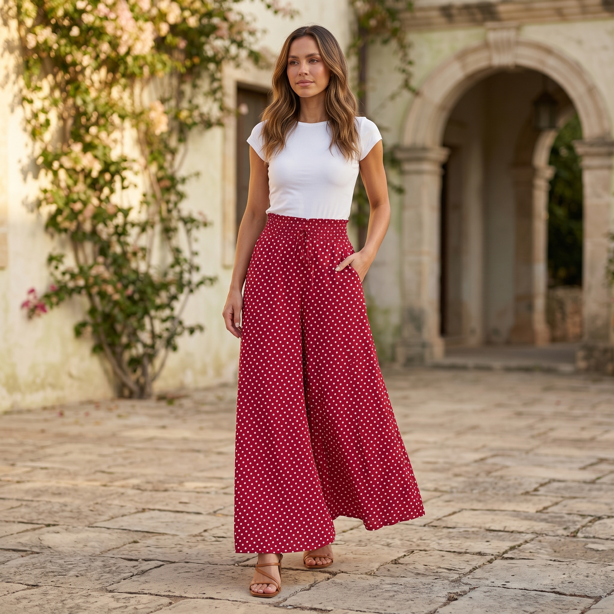 Pantalón Ancho – Tiro Alto