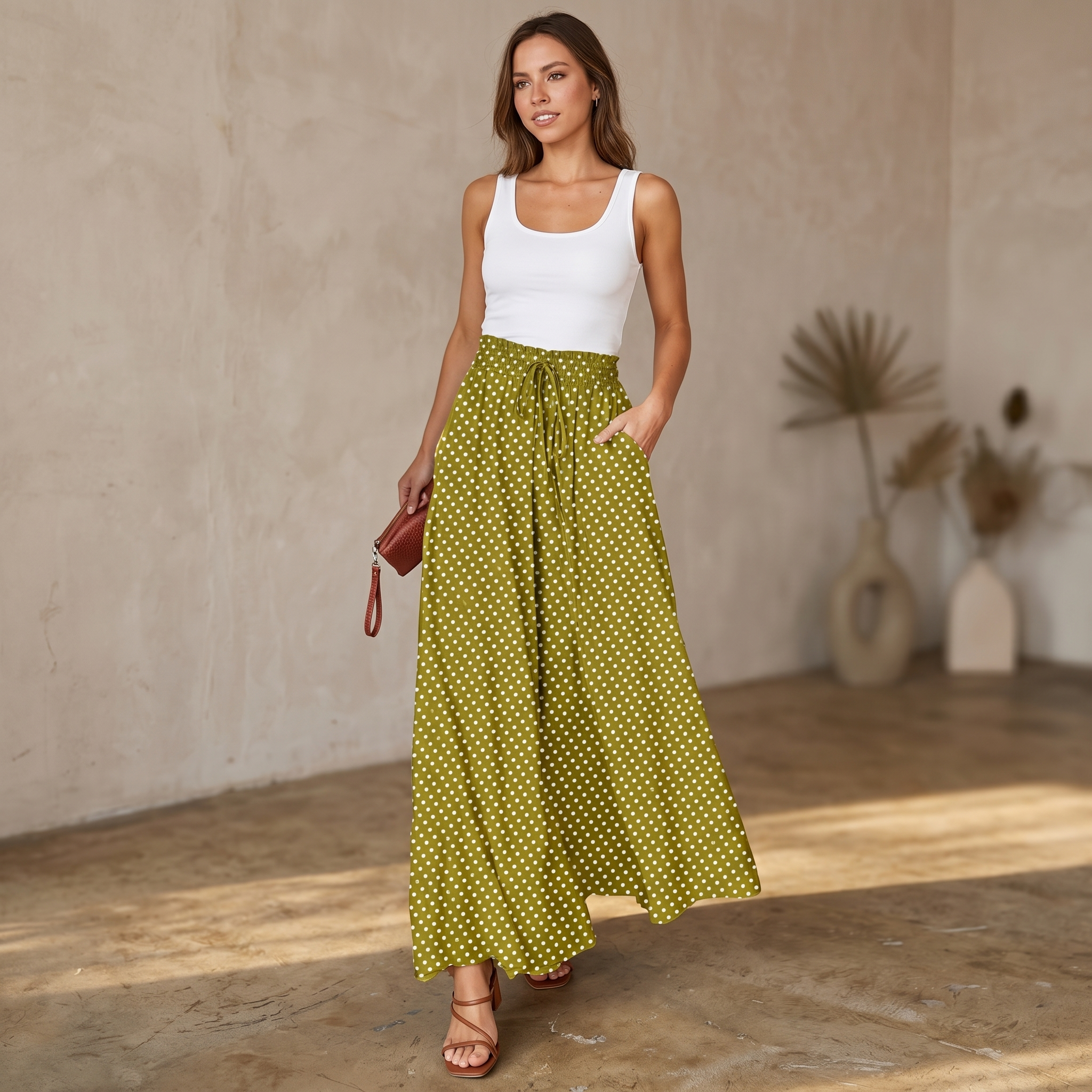 Pantalón Ancho – Tiro Alto