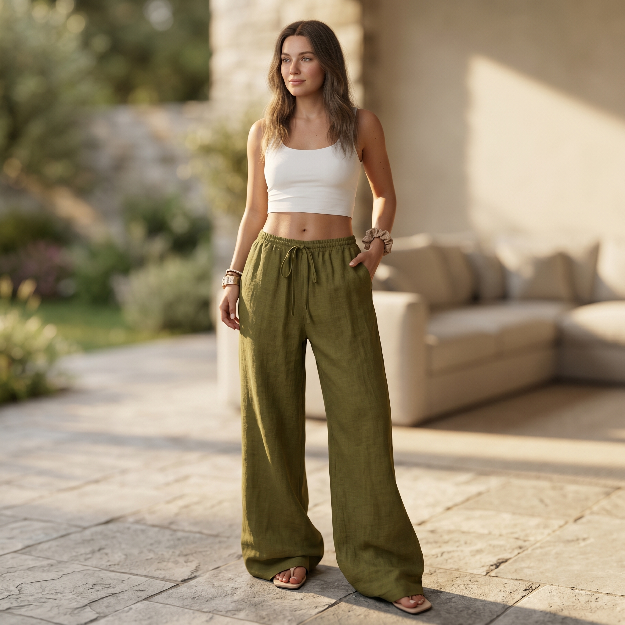 Pantalón de Pierna Ancha