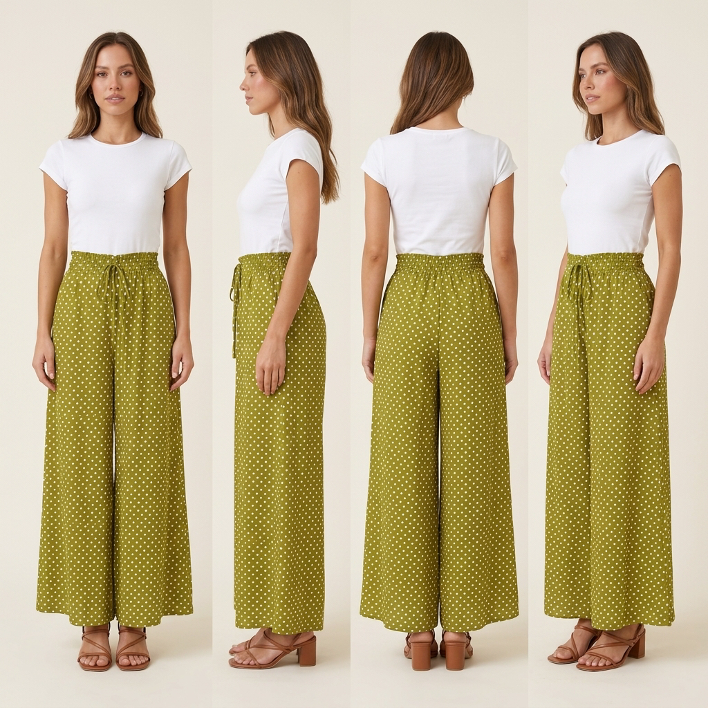 Pantalón Ancho – Tiro Alto