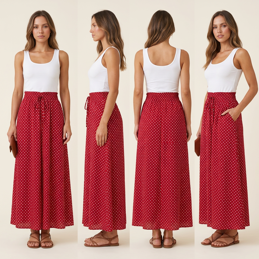 Pantalón Ancho – Tiro Alto
